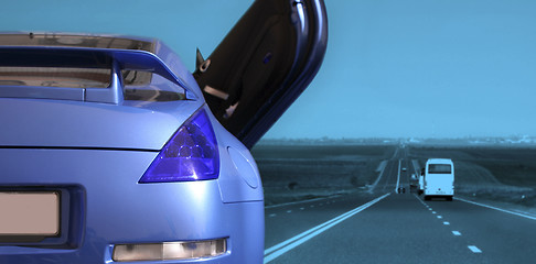 Image showing Car on the highway