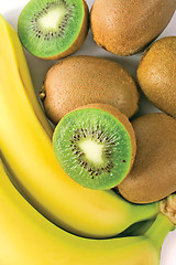 Image showing  kiwi and banana