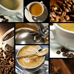 Image showing Coffee themed collage