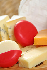 Image showing board of cheese