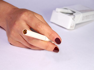 Image showing Smoking habit