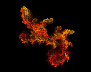 Image showing Fractal fire