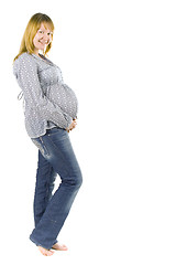 Image showing young pregnant woman