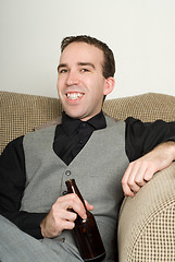 Image showing Businessman At Home