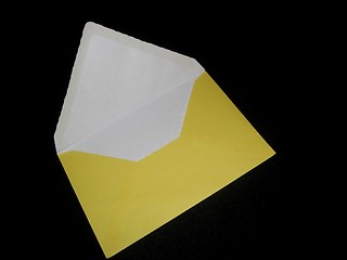 Image showing yellow envelope