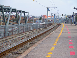 Image showing Danish metro train station in Copenhagen