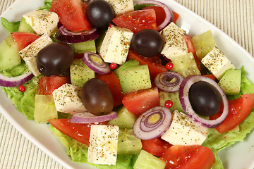 Image showing Greek salad.