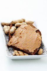 Image showing peanut butter sandwich