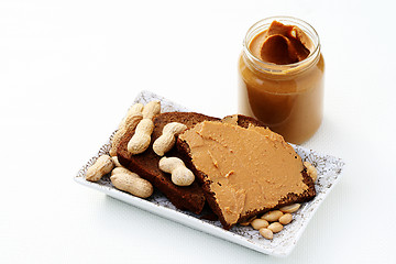 Image showing peanut butter sandwich