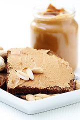 Image showing peanut butter sandwich