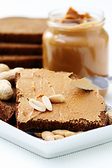 Image showing peanut butter sandwich