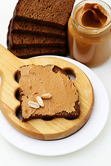 Image showing peanut butter sandwich