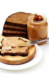 Image showing peanut butter sandwich