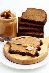 Image showing peanut butter sandwich