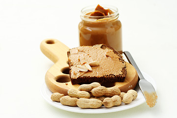 Image showing peanut butter sandwich