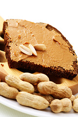 Image showing peanut butter sandwich