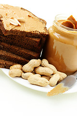 Image showing peanut butter sandwich