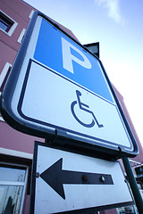 Image showing Wheelchair parking