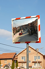 Image showing Traffic mirror