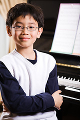 Image showing Playing piano