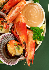 Image showing Seafood Platter