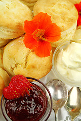 Image showing Scones And Jam