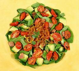 Image showing Warm Bacon And Avocado Salad