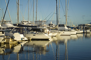 Image showing Marina Boats