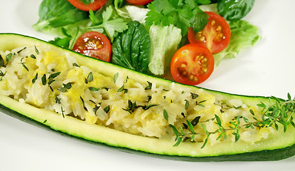 Image showing Stuffed Zucchini
