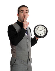 Image showing Man Changing Deadline