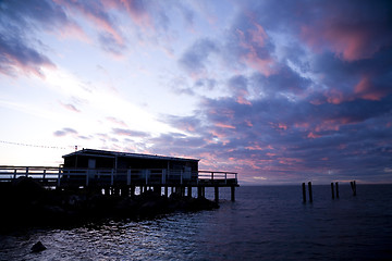 Image showing Beach Sunset