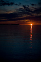 Image showing Strait of Juan de Fuca Sunset