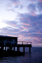 Image showing Beach Sunset