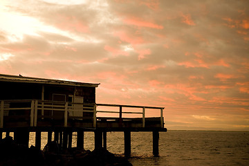 Image showing Beach Sunset