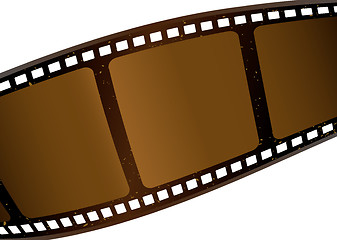 Image showing brown film strip