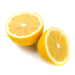 Image showing fresh lemon halves