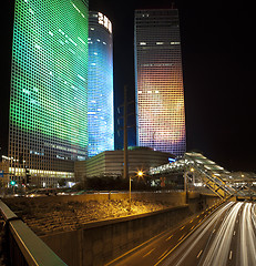 Image showing Tel Aviv night city