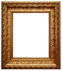 Image showing Classic gold frame