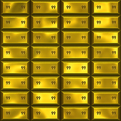 Image showing bars of gold