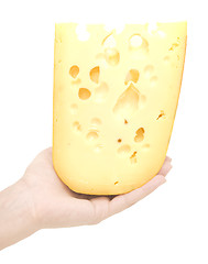 Image showing piece cheese