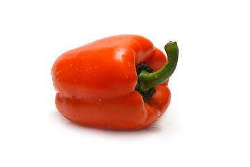 Image showing Orange bulgarian pepper part six