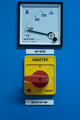 Image showing Industrial amperemeter