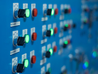 Image showing Electric switch panel