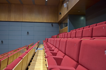 Image showing Rows of seats