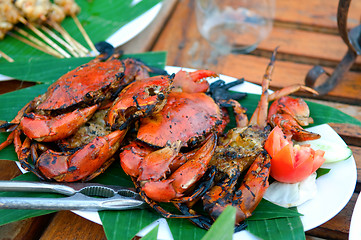 Image showing Fried crabs 
