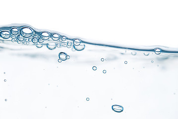 Image showing wave and bubbles