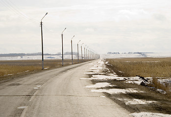 Image showing spring road