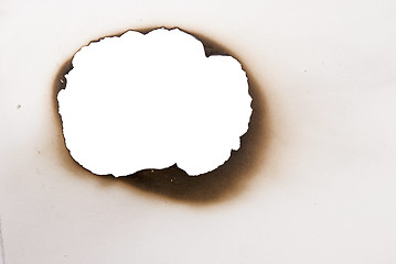 Image showing hole in a paper