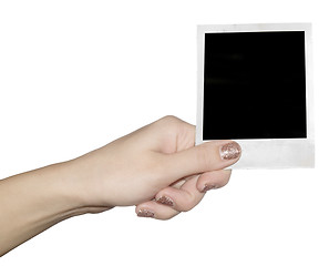 Image showing photo in a hand