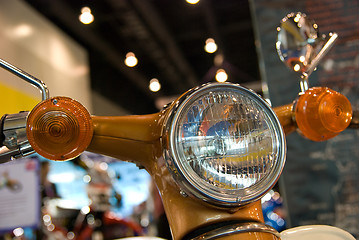 Image showing Detail of light motorbike